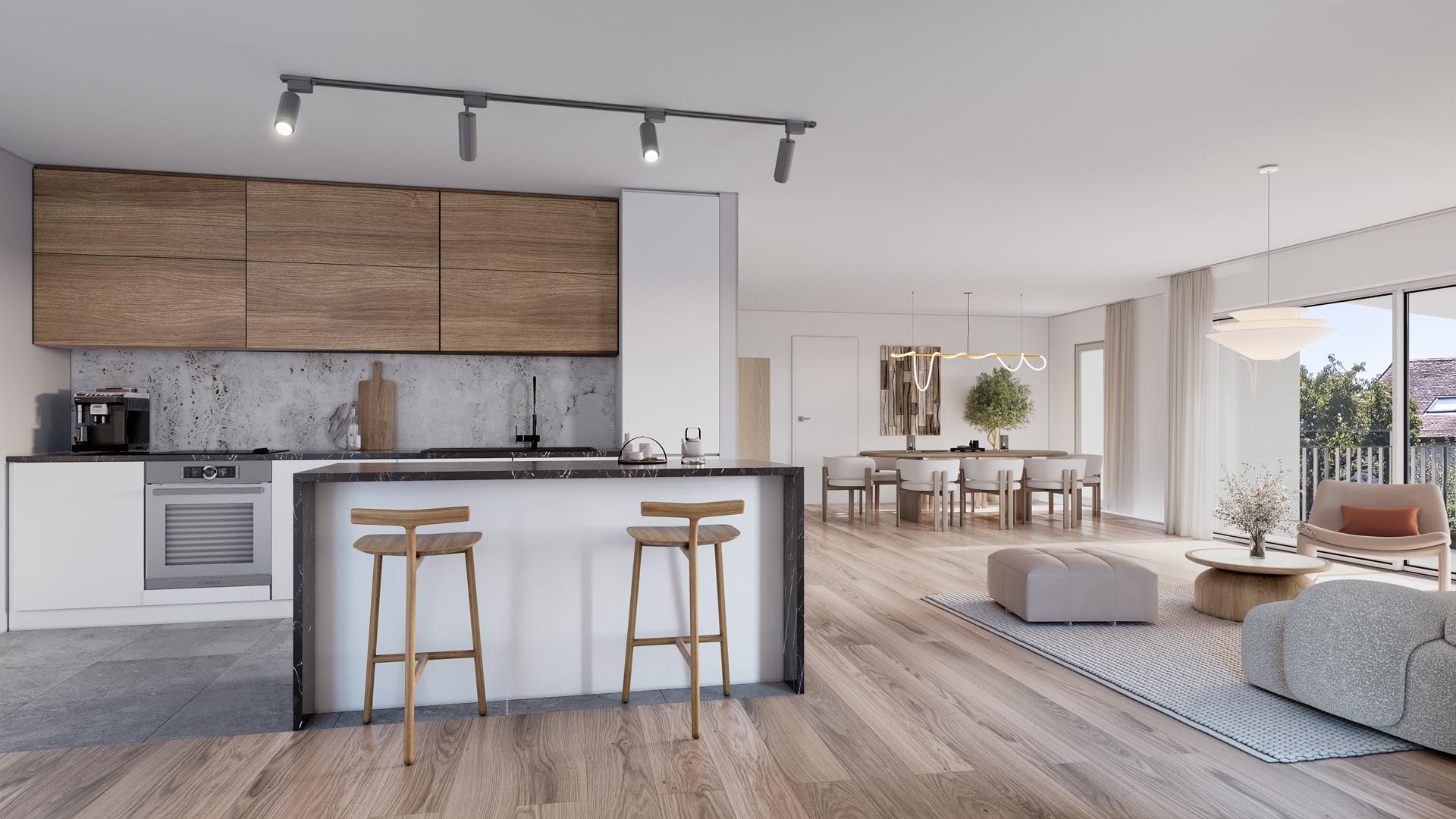 Photographie du projet Lavigny, réalisée par DNK – De Necker Kipling & Cie SA, développeurs immobiliers et promoteurs immobiliers en Suisse